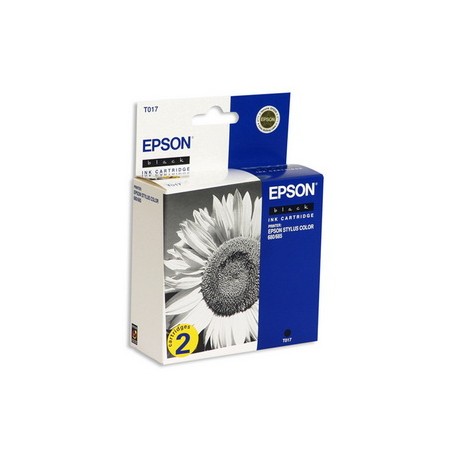 EPSON T017 BK, kompatibilní cartridge, 18ml, black-černá 