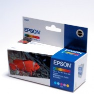 EPSON T027 COL, kompatibilní cartridge, 10ml, color-barevná 
