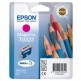 EPSON T0323 M, kompatibilní cartridge, 16 ml / pigment, magenta-purpurová 