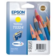 EPSON T0324 Y, kompatibilní cartridge, 16 ml / pigment, yellow-žlutá