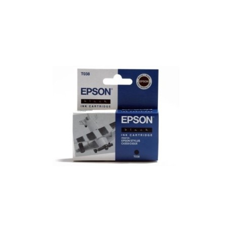 EPSON T038 BK, kompatibilní cartridge, 10.5ml, black-černá 