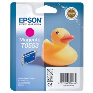 EPSON T0553 M, kompatibilní cartridge, 12.5 ml dye, magenta-purpurová