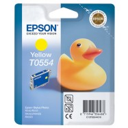 EPSON T0554 Y, kompatibilní cartridge, 12.5 ml dye, yellow-žlutá