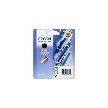 EPSON T0661 BK, kompatibilní cartridge, 10,5ml, black-černá 