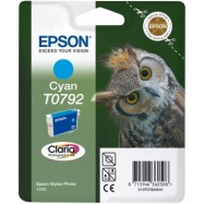 EPSON T0792 C (EASY - CHANGE), kompatibilní cartridge, 17ml, cyan-azurová 