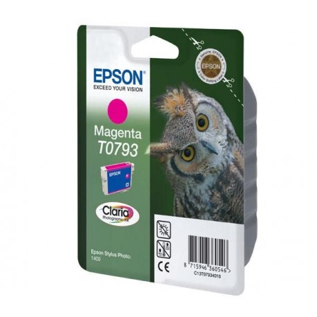 EPSON T0793 M (EASY - CHANGE), kompatibilní cartridge, 17ml, magenta-purpurová 