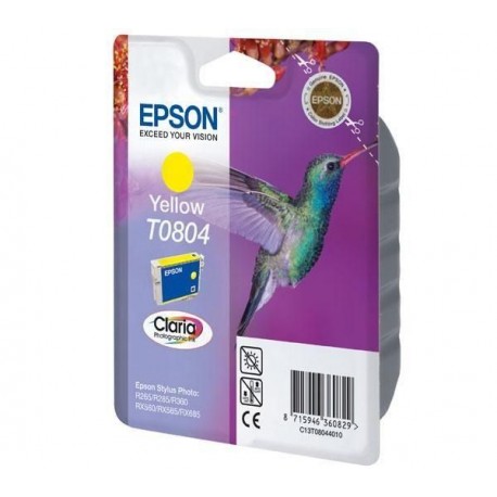 EPSON T0804 Y, kompatibilní cartridge, 15ml, yellow-žlutá 