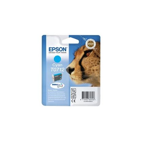 EPSON T0712, kompatibilní cartridge, T0892 Stylus Cyan, 12ml, cyan - azurová