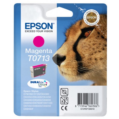 EPSON T0713, kompatibilní cartridge, T0893 Stylus Magenta, 12ml, magenta - purpurová