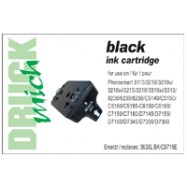 HP363XL BK, kompatibilní cartridge, C8719EE, 45ml, s čipem, VYSOKÁ KAPACITA, Black - černá