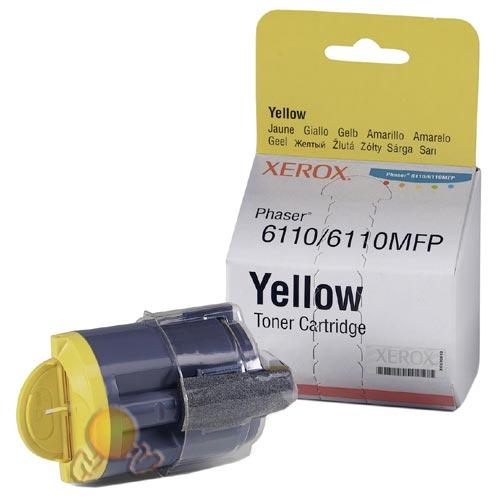 Originální toner Xerox 106R01204, Phaser 6110/MFP 6110, 1000 stran, yellow - žlutá