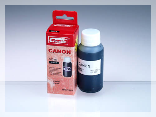 CROCODILE RPX 150-A, 100ml samostatný inkoust pro CANON PGI-5Bk.