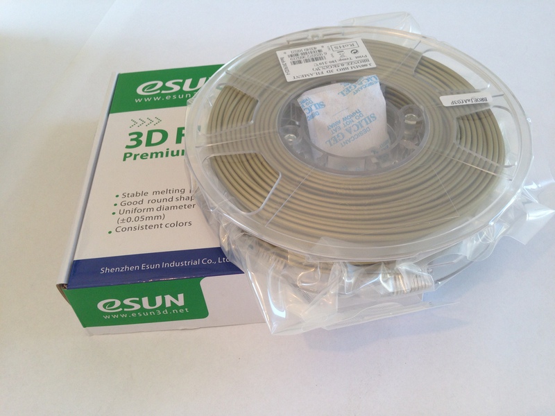 Esun3d tisková struna Bronze filament 3 mm, Bronzová, 0,5kg/role