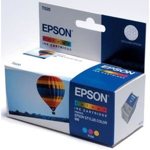 EPSON T020 / T0204 COL, kompatibilní cartridge, 12ml, color-barevná