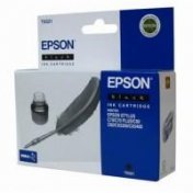 EPSON T0321 BK, kompatibilní cartridge, 32ml-pigment, black-černá
