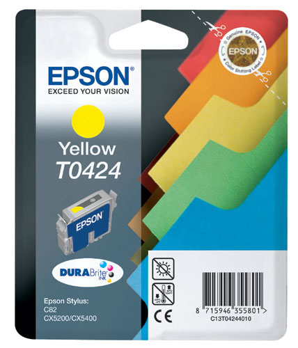 EPSON T0424 Y, kompatibilní cartridge, 16ml, yellow-žlutá
