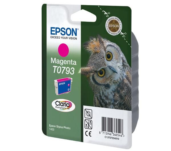 EPSON T0793 M (EASY - CHANGE), kompatibilní cartridge, 17ml, magenta-purpurová